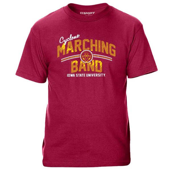 CI Sport Cyclone Marching Band Cardinal T-Shirt